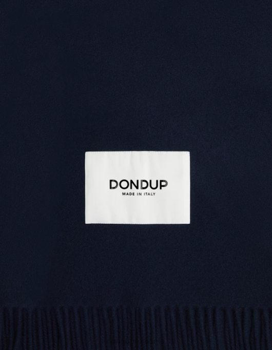femei eșarfă de lână V84D540 accesorii albastru marin DONDUP