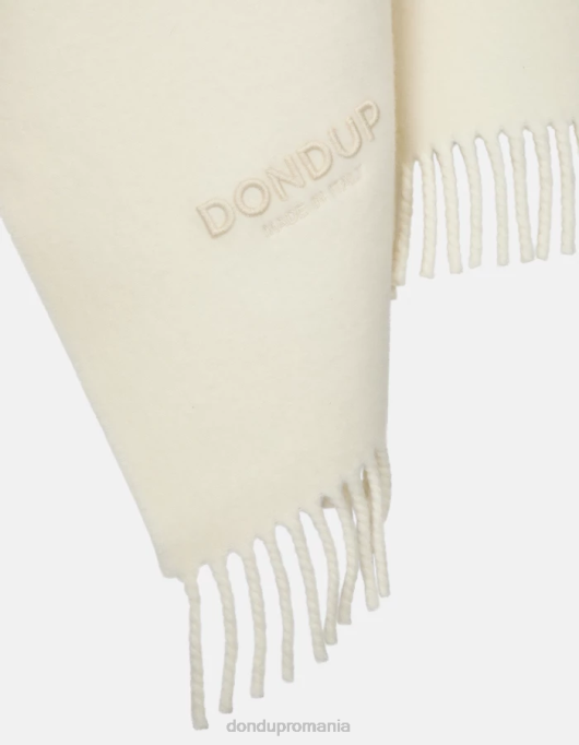 femei pelerină din lână și nailon V84D472 accesorii alb DONDUP