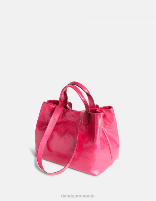 femei shopper din piele lucioasă V84D493 accesorii orhidee DONDUP
