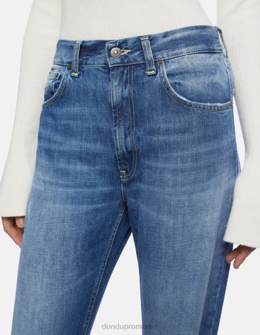 femei blugi din denim rigid olivia bootcut V84D94 îmbrăcăminte albastru DONDUP