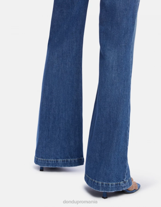 femei blugi din denim rigid olivia bootcut V84D94 îmbrăcăminte albastru DONDUP