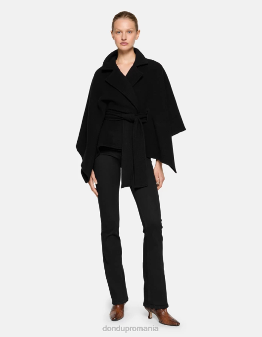 femei blugi lola bootcut din denim elastic V84D7 îmbrăcăminte negru DONDUP