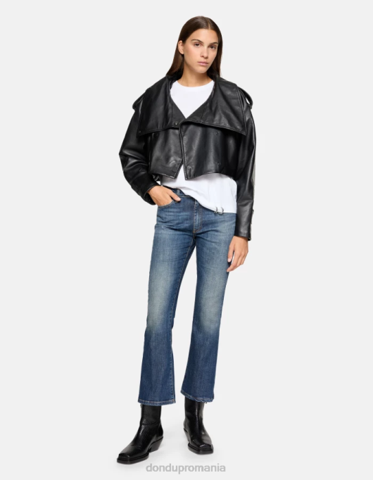 femei blugi mandy super skinny bootcut din denim elastic V84D56 îmbrăcăminte albastru DONDUP