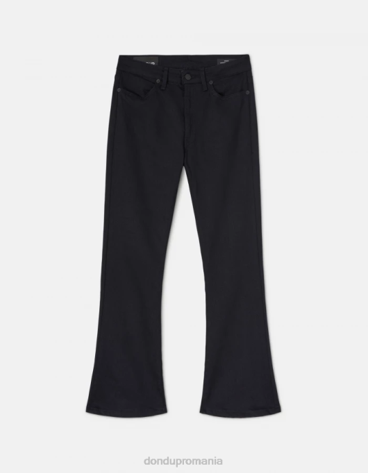 femei blugi mandy super skinny bootcut din denim elastic V84D79 îmbrăcăminte negru DONDUP