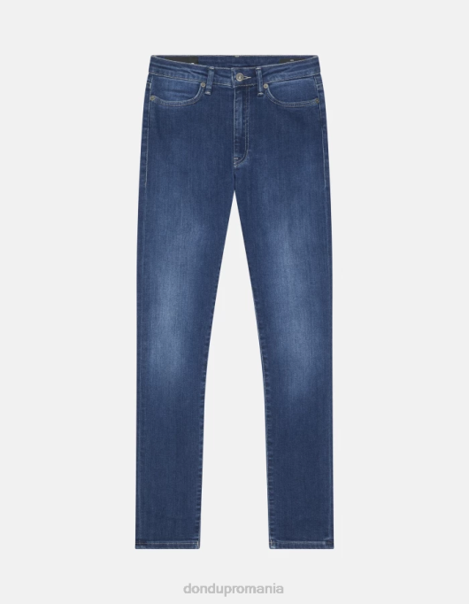 femei Blugi iris super skinny de 31 inchi din denim elastic V84D26 îmbrăcăminte albastru DONDUP