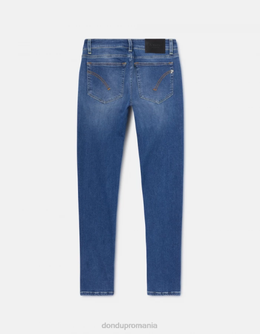 femei blugi din denim stretch super skinny gaia V84D48 îmbrăcăminte albastru DONDUP