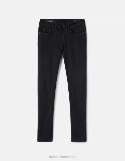 femei blugi din denim stretch super skinny gaia V84D83 îmbrăcăminte negru DONDUP