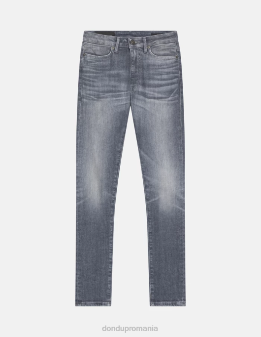femei blugi iris super skinny din denim elastic V84D10 îmbrăcăminte topo DONDUP