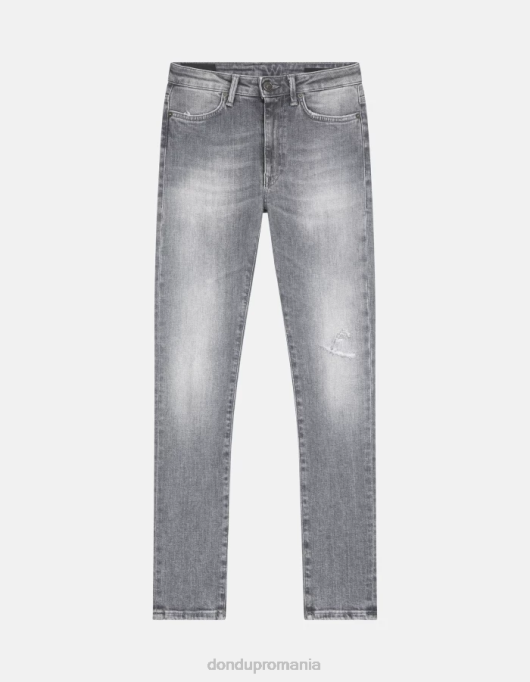 femei blugi iris super skinny din denim elastic V84D18 îmbrăcăminte topo DONDUP