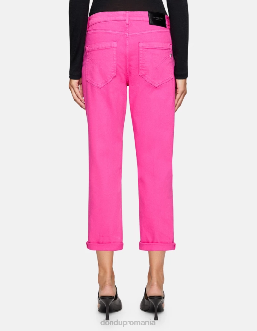 femei blugi din denim stretch bull koons loose-fit V84D32 îmbrăcăminte orhidee DONDUP