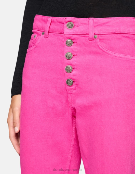 femei blugi din denim stretch bull koons loose-fit V84D32 îmbrăcăminte orhidee DONDUP