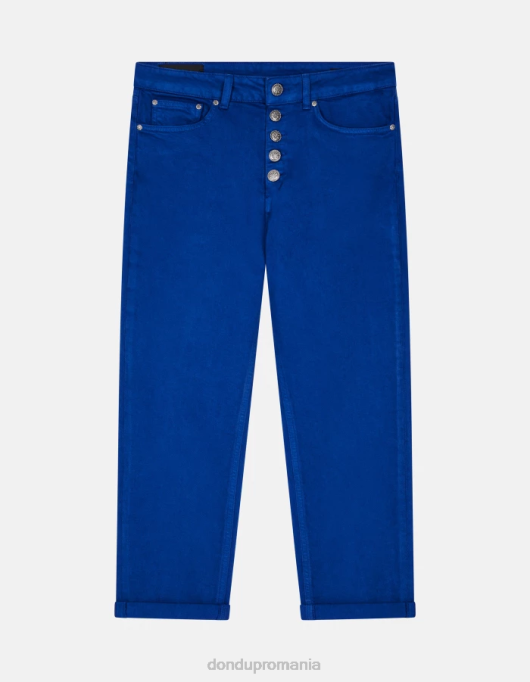 femei blugi din denim stretch bull koons loose-fit V84D34 îmbrăcăminte albastru regal DONDUP
