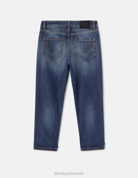 femei blugi din denim stretch koons V84D109 îmbrăcăminte albastru DONDUP