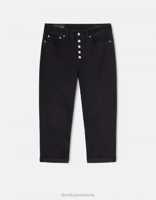 femei blugi din denim stretch koons V84D116 îmbrăcăminte blu tuareg DONDUP