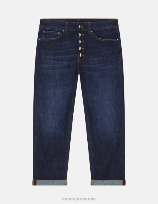 femei blugi din denim stretch koons V84D19 îmbrăcăminte albastru DONDUP