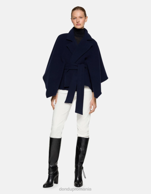 femei pantaloni largi din catifea koons V84D71 îmbrăcăminte burro DONDUP