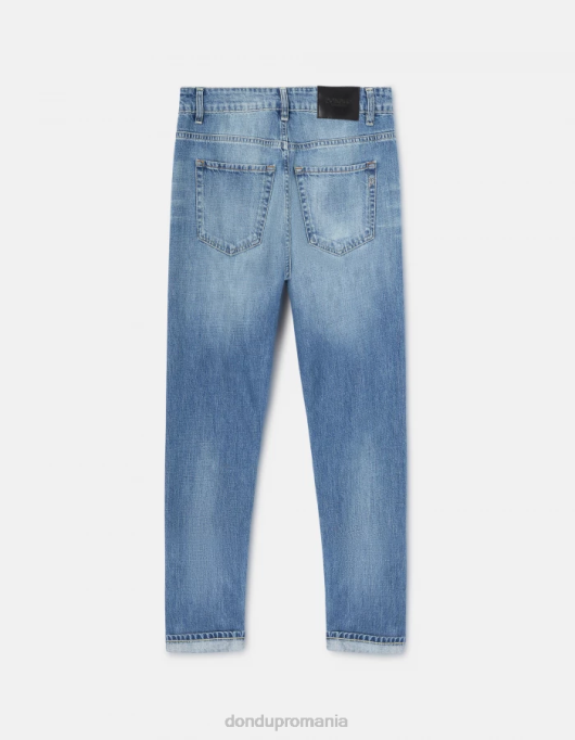 femei blugi din blugi rigidi mila carot-fit V84D87 îmbrăcăminte albastru DONDUP