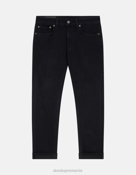 femei blugi din denim stretch mila carot-fit V84D21 îmbrăcăminte blu tuareg DONDUP