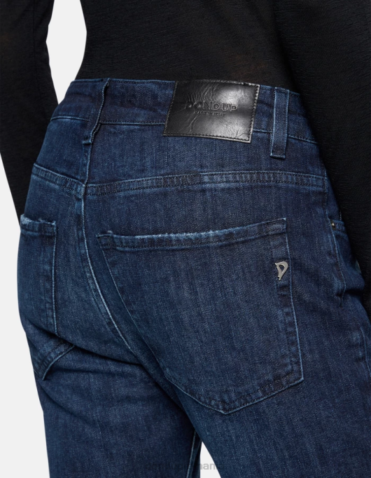 femei blugi din denim stretch mila carot-fit V84D5 îmbrăcăminte albastru DONDUP