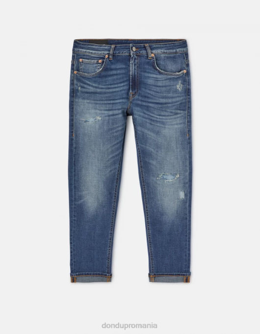 femei blugi din denim stretch mila carot-fit V84D76 îmbrăcăminte albastru DONDUP