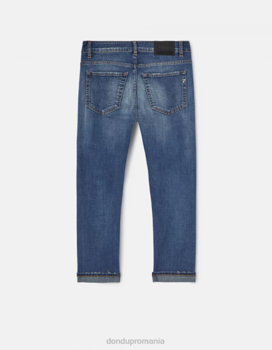 femei blugi din denim stretch mila carot-fit V84D76 îmbrăcăminte albastru DONDUP