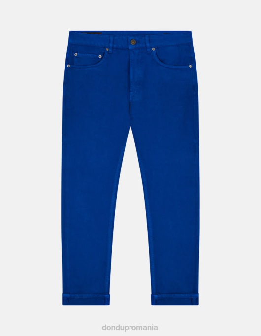 femei blugi mila carot-fit din denim stretch bull V84D50 îmbrăcăminte albastru regal DONDUP