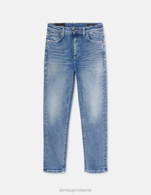 femei blugi din denim stretch cindy cu fit regulat V84D55 îmbrăcăminte albastru DONDUP