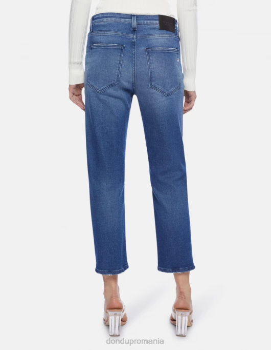 femei blugi din denim stretch cindy cu fit regulat V84D61 îmbrăcăminte albastru DONDUP