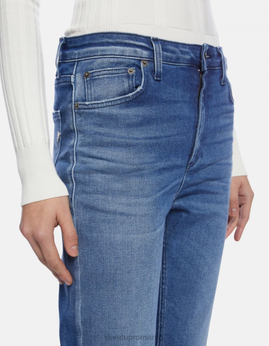 femei blugi din denim stretch cindy cu fit regulat V84D61 îmbrăcăminte albastru DONDUP