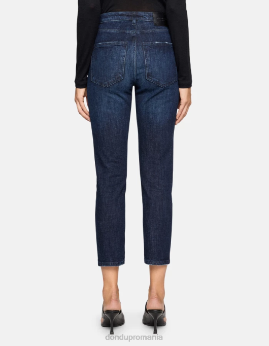 femei blugi din denim stretch cindy cu fit regulat V84D9 îmbrăcăminte albastru DONDUP