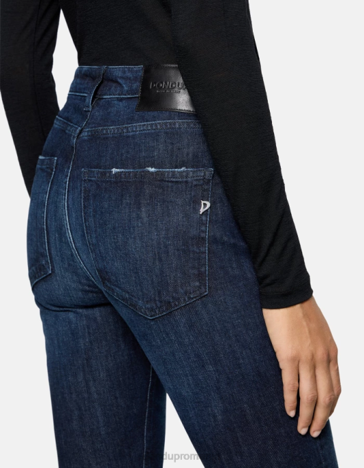 femei blugi din denim stretch cindy cu fit regulat V84D9 îmbrăcăminte albastru DONDUP