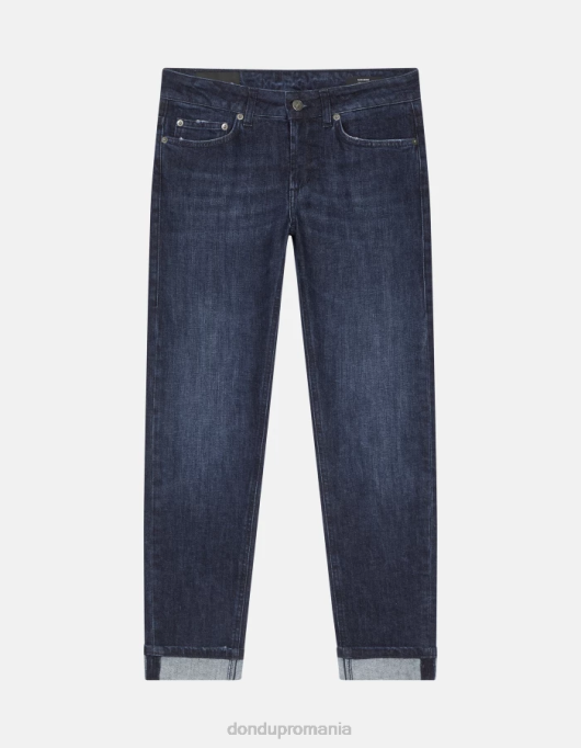 femei blugi skinny monroe din denim elastic V84D66 îmbrăcăminte albastru DONDUP