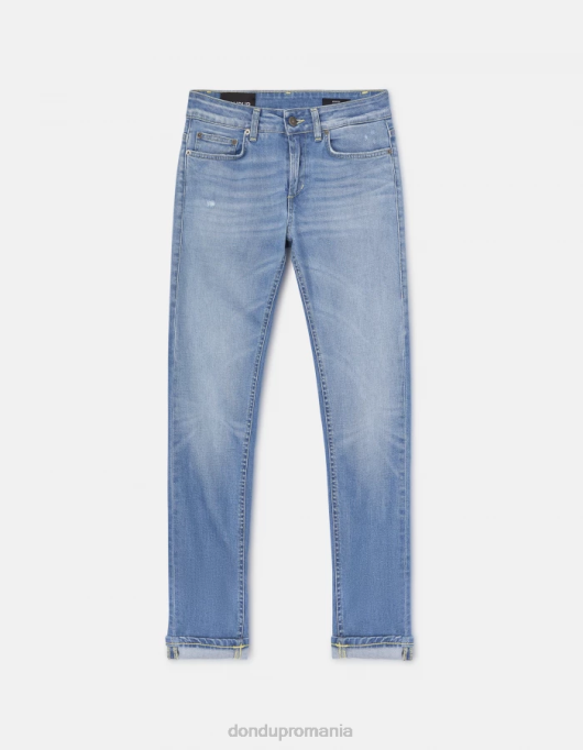 femei blugi skinny monroe din denim elastic V84D99 îmbrăcăminte albastru DONDUP