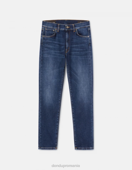 femei blugi daila slim-fit din denim stretch V84D57 îmbrăcăminte albastru DONDUP