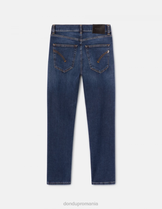 femei blugi daila slim-fit din denim stretch V84D57 îmbrăcăminte albastru DONDUP