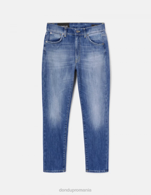 femei blugi daila slim-fit din denim stretch V84D63 îmbrăcăminte albastru DONDUP