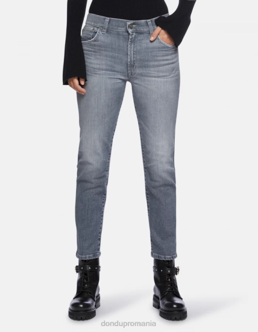 femei blugi daila slim-fit din denim stretch V84D80 îmbrăcăminte topo DONDUP