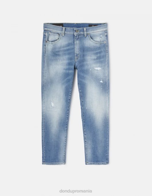 femei blugi daila slim-fit din denim stretch V84D84 îmbrăcăminte albastru DONDUP