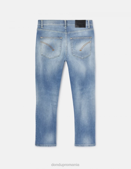 femei blugi daila slim-fit din denim stretch V84D84 îmbrăcăminte albastru DONDUP