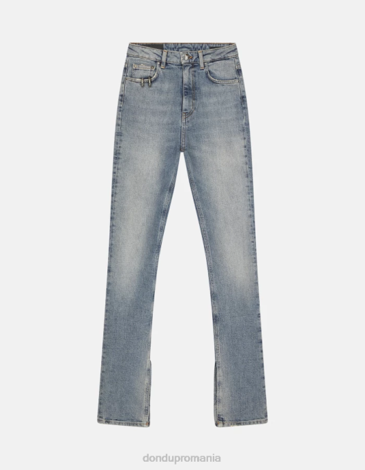 femei blugi marie slim-fit din denim stretch V84D42 îmbrăcăminte albastru DONDUP