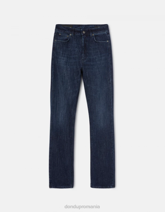 femei blugi marie slim-fit din denim stretch V84D49 îmbrăcăminte albastru DONDUP