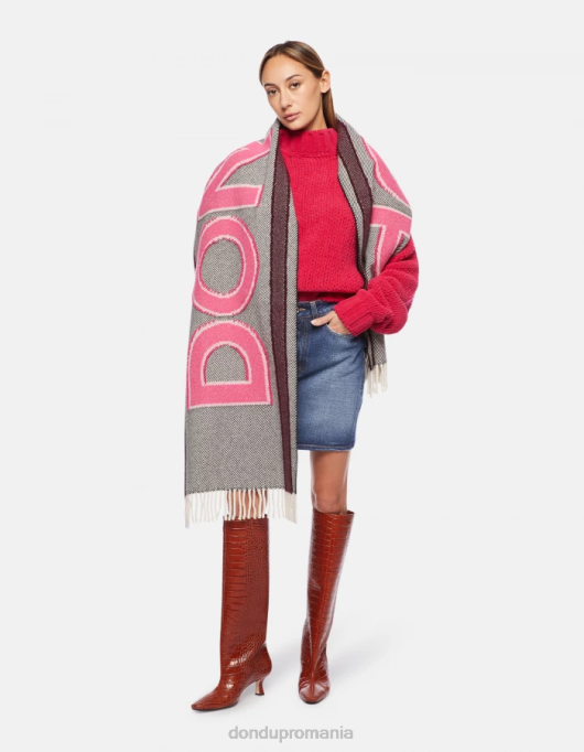 femei fusta scurta rigida din denim V84D404 îmbrăcăminte albastru DONDUP