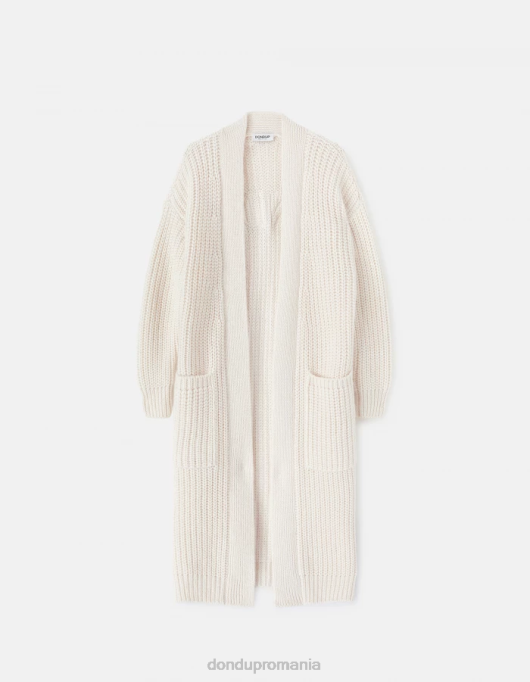femei cardigan din lână cu o formă regulată V84D322 îmbrăcăminte burro DONDUP