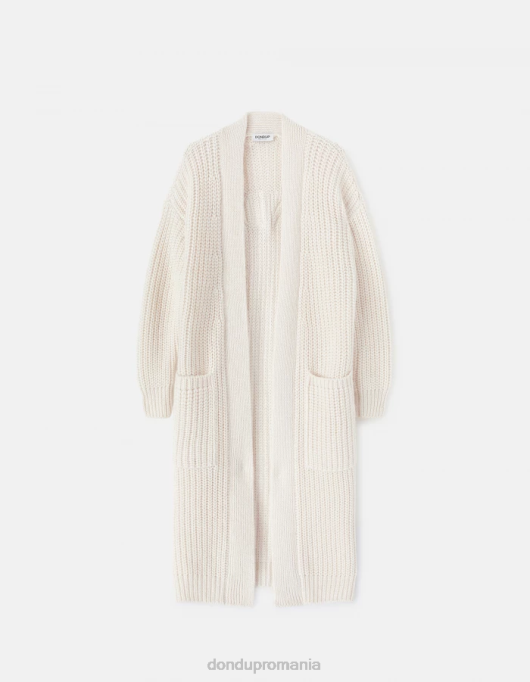femei cardigan din lână cu o formă regulată V84D323 îmbrăcăminte burro DONDUP