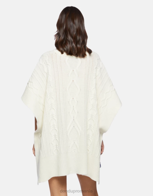 femei poncho supradimensionat din lână V84D310 îmbrăcăminte burro DONDUP