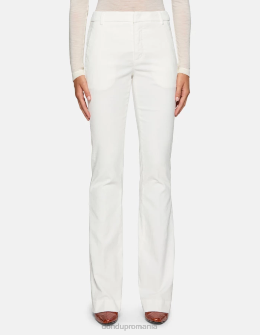 femei pantaloni lexi bootcut din catifea V84D123 îmbrăcăminte burro DONDUP