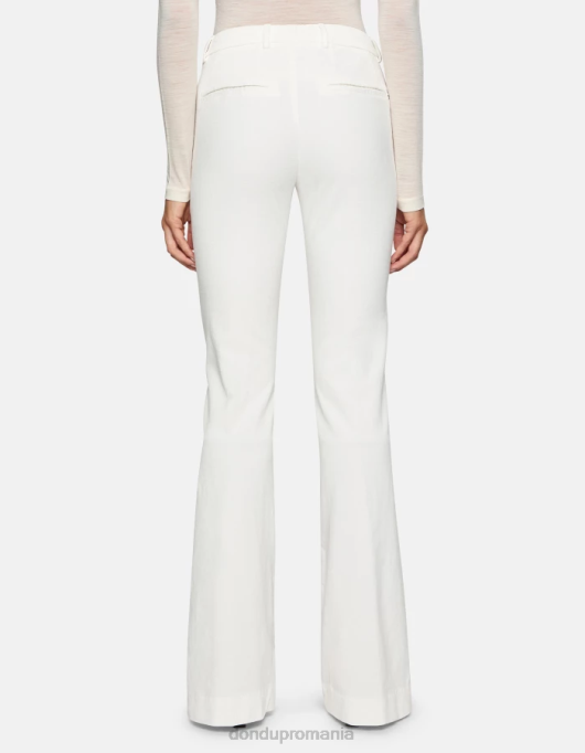 femei pantaloni lexi bootcut din catifea V84D123 îmbrăcăminte burro DONDUP