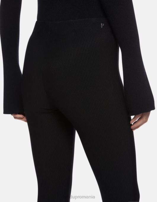 femei jambiere din jersey amy V84D144 îmbrăcăminte negru DONDUP