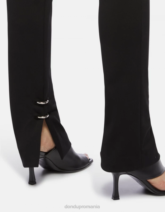 femei pantaloni din jerse super skinny suzi V84D124 îmbrăcăminte negru DONDUP