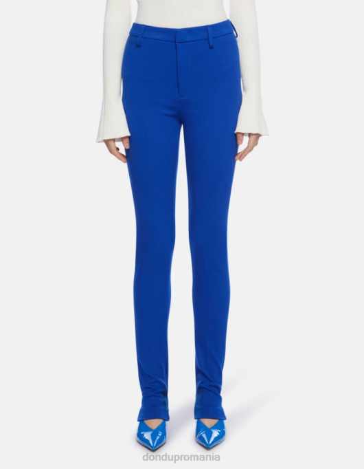 femei pantaloni din jerse super skinny suzi V84D161 îmbrăcăminte albastru regal DONDUP